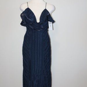 Finders Keepers | 'Soraya' Midi Dress in Navy